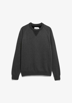ARMEDANGELS, FINE KNIT - Maglione - mid silver melange-black