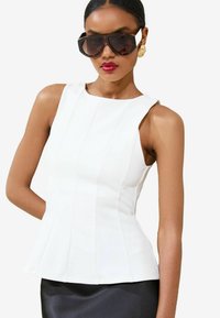 PEPLUM  - Blúzka - white