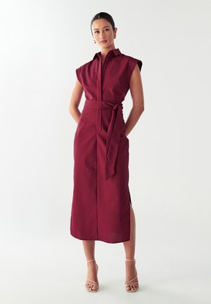 Blusenkleid - burgundy