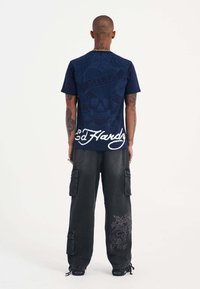 Ed Hardy KILLS SLOWLY - T-shirts print - navy