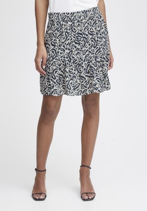 A-line skirt - total eclipse paisley aop