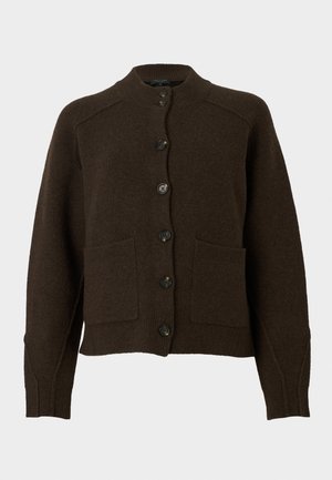 BRIDGET MOCK NECK CARDIGAN - Casaco de malha - brown