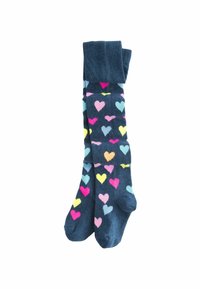 Next - HEART - REGULAR FIT - Calcetines hasta la rodilla - navy blue Imagen en miniatura 1