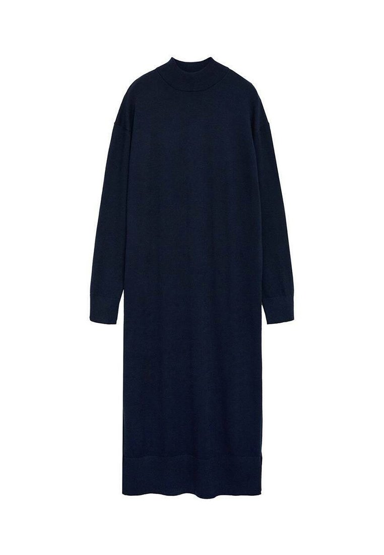 Mango Gebreide jurk koningsblauw Mango Gebreide jurk koningsblauw