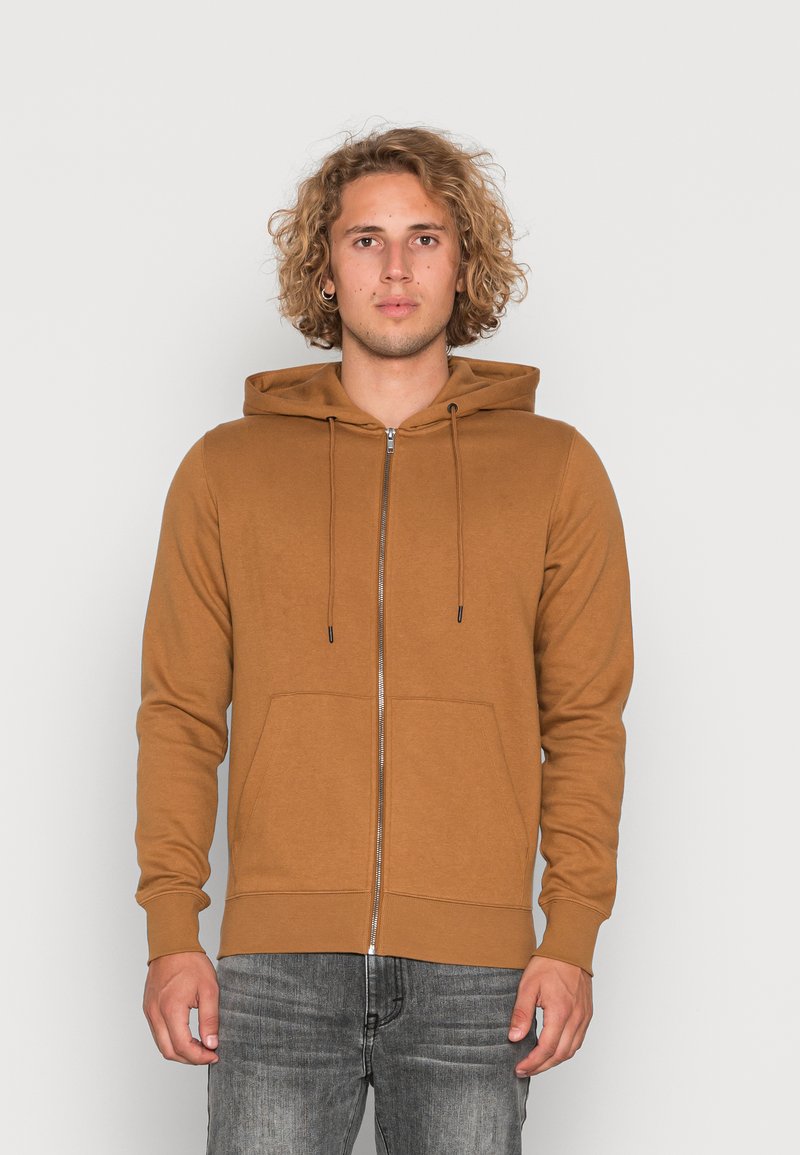 Jack & Jones - JJESTAR BASIC ZIP HOOD - Zip-up sweatshirt - rubber, Enlarge