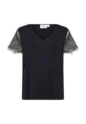 Print T-shirt - black