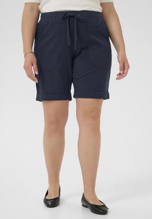 Kaffe Curve KCShorts - Šortky - midnight marine