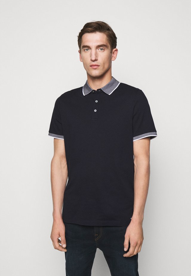 LOGO COLLAR - Poloskjorter - dark midnight