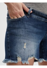 MAMALICIOUS Jeansshorts - light-blue denim