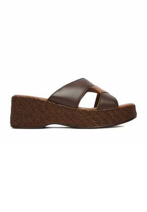 Lasocki, LASOCKI WOMEN'S FLIP-FLOPS BROWN - Mules de tacón - brown