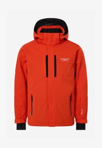 Selected, burned orange black