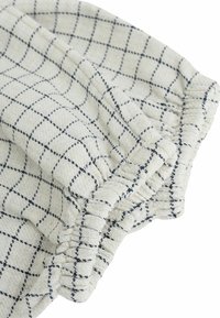 Next WIDE LEG SET - REGULAR FIT - Tygbyxor - white grid print