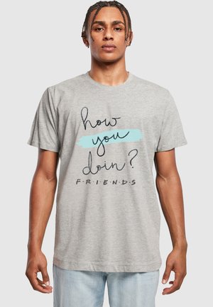 T-shirt print - heather grey