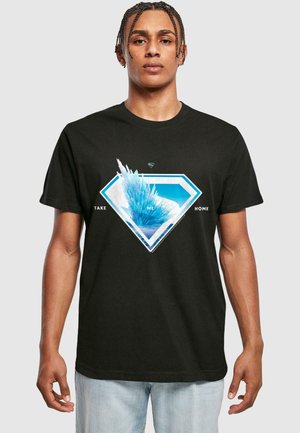 SUPERMAN LOGO SVALBARD TAKE ME HOME  - Print T-shirt - black