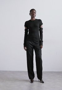 Helmut Lang SLASH - Topper langermet - black