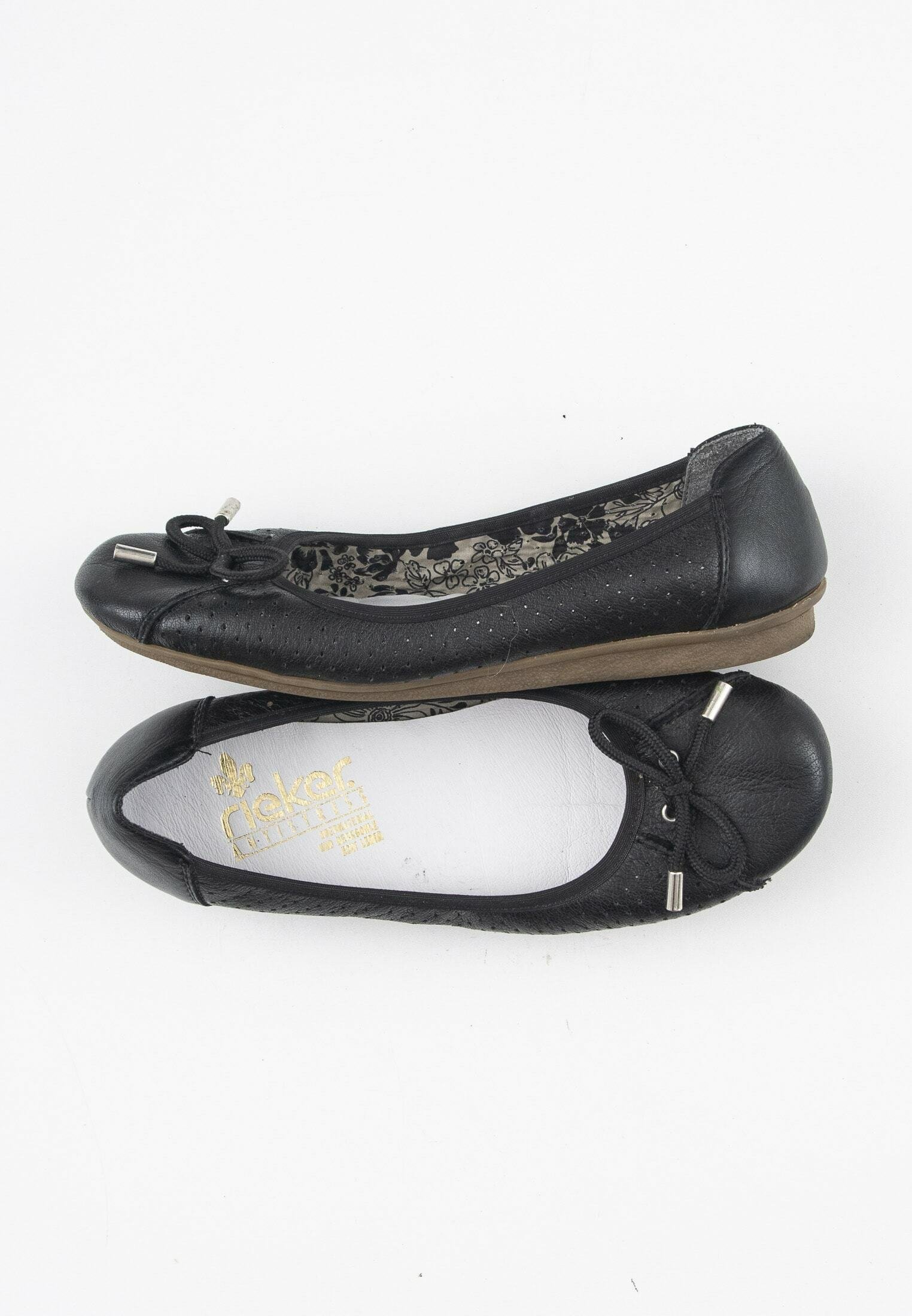 Rieker Ballerina's - black/Zwart - Zalando.nl