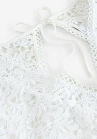 Next FIT - LONG SLEEVE A-LINE MINI - Koktélruha / Partiruha - white
