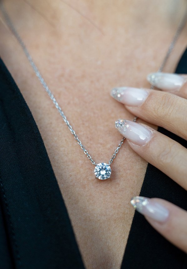 Halskette - silberfarben