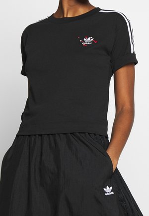 Print T-shirt - black