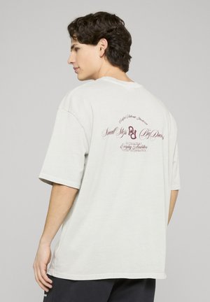 PECKERT TEE - T-shirt print - vintage light grey