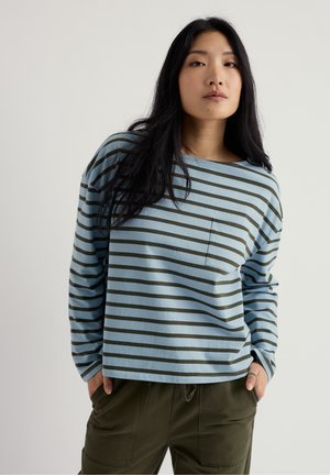 BEACH BOAT - Top s dlhým rukávom - blue - breton blue fog alpine