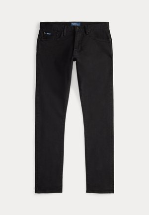 SULLIVAN SLIM GARMENT-DYED STRETCH JEAN - Egyenes szárú farmer - hillstone polo black