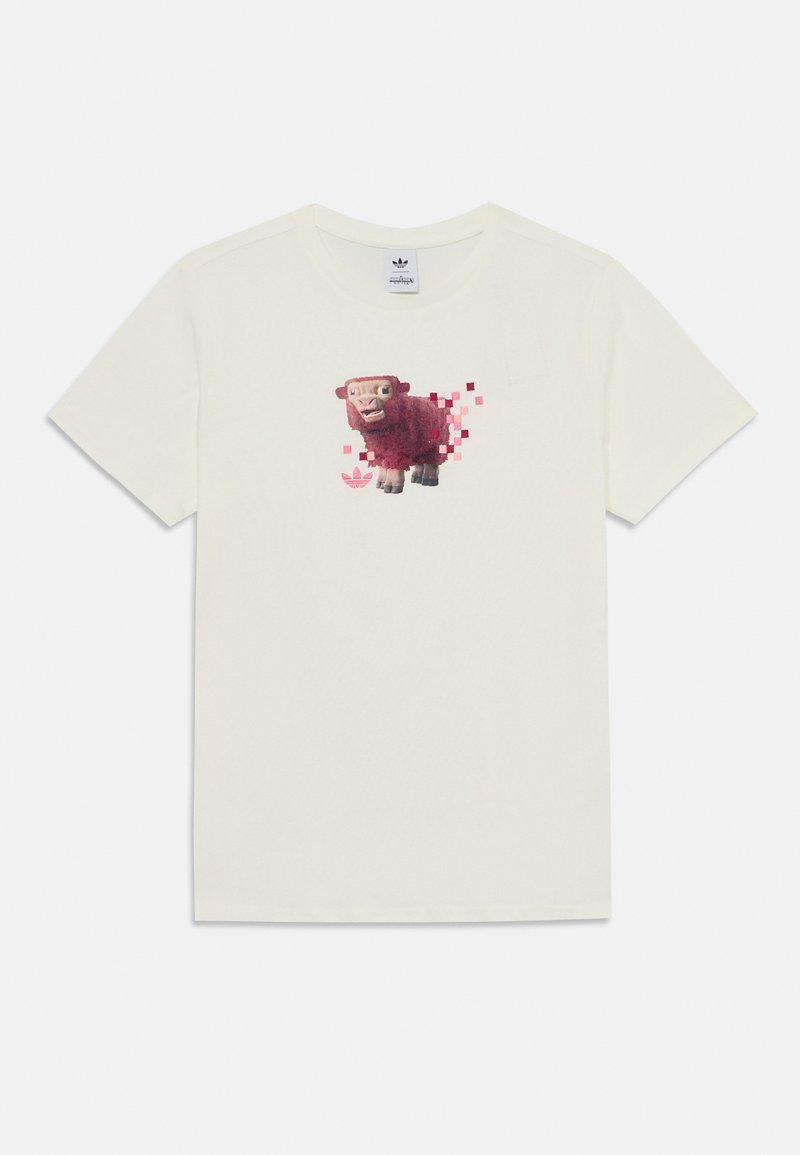 adidas Originals MINECRAFT TEE UNISEX - Μπλουζάκι με στάμπα - off white