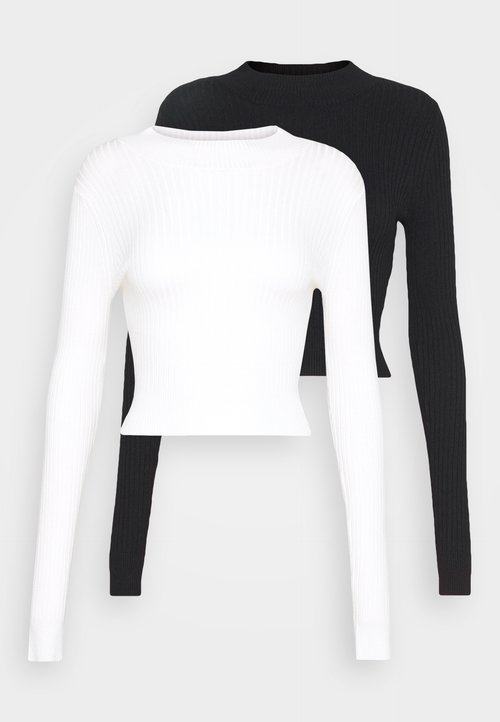 Even&Odd by Zalando 2 PACK - Pulover - black/white