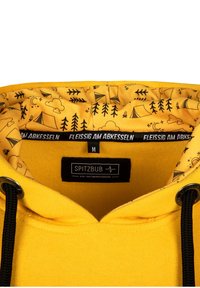 Spitzbub Mikina s kapucí - yellow
