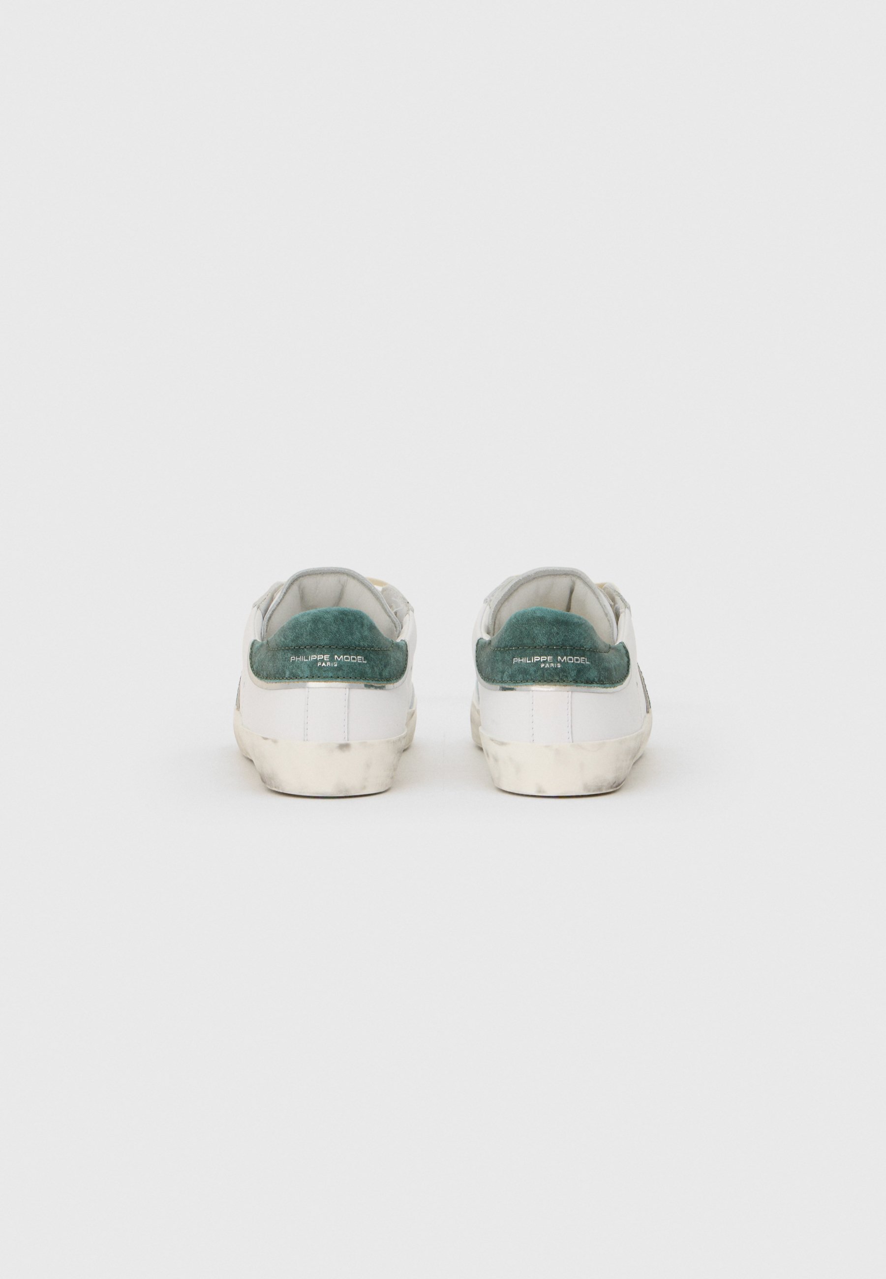 PHILIPPE MODEL ホワイト/グリーン スニーカー Philippe Model UNISEX - Zapatillas - white/green/silver-coloured