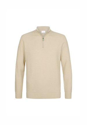 PROFUOMO THE STRUCTURE BASIC HALF ZIP - Maglione - off white