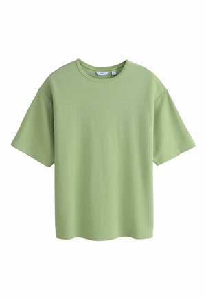 RELAXED FIT - TEXTURED - T-shirt basique - green