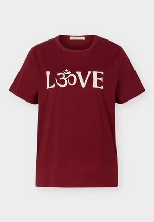 Yogasearcher, BIOLOVE - T-shirt con stampa - rubis