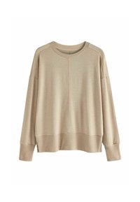 SOFT TOUCH COSY SEAM CREW NECK - REGULAR FIT - Džemperis - neutral