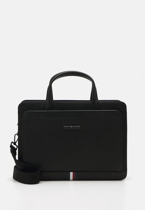 Tommy Hilfiger BUSINESS SLIM COMPUTER BAG - Ventiquattrore - black