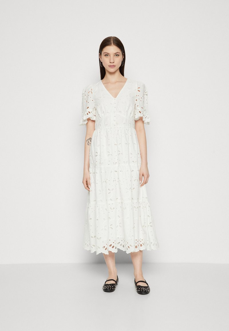 YAS YASKANIKKA MIDI DRESS - Shirt dress - star white
