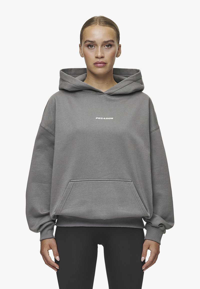 Pegador CLARITA - Bluză de molton - washed deep grey/white gum