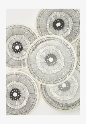 Marimekko, OIVA 6 PACK - Plato - white/black