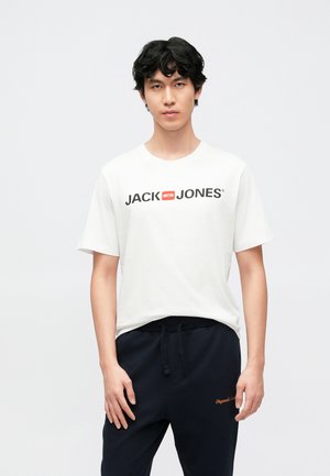Jack & Jones JJECORP LOGO CREW NECK  - T-shirt print - white