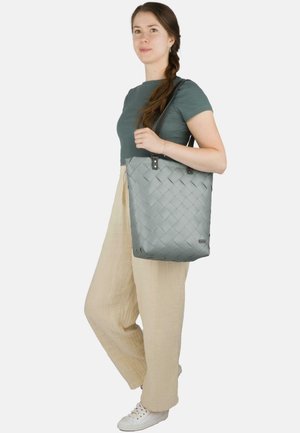 Normani, FLECHTKORB 12 LITER - Handtasche - hellgrau