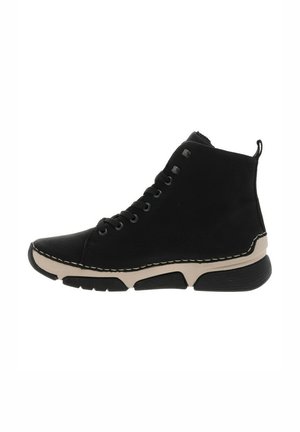 Bottines à lacets - noires