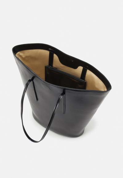 Liffner SOFT TULIP TOTE - Maisiņveida soma - glossy black