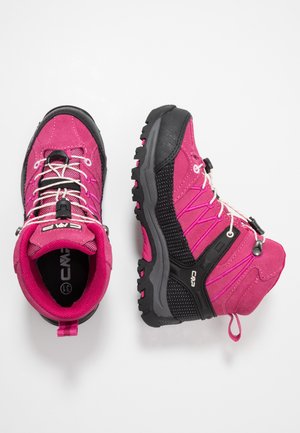 KIDS RIGEL MID TREKKING SHOES WP UNISEX - Vaelluskengät - pink