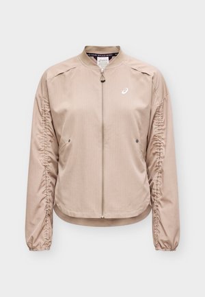 ASICS, NAGINO RUN ADJUSTABLE JACKET - Αντιανεμικό μπουφάν - greige