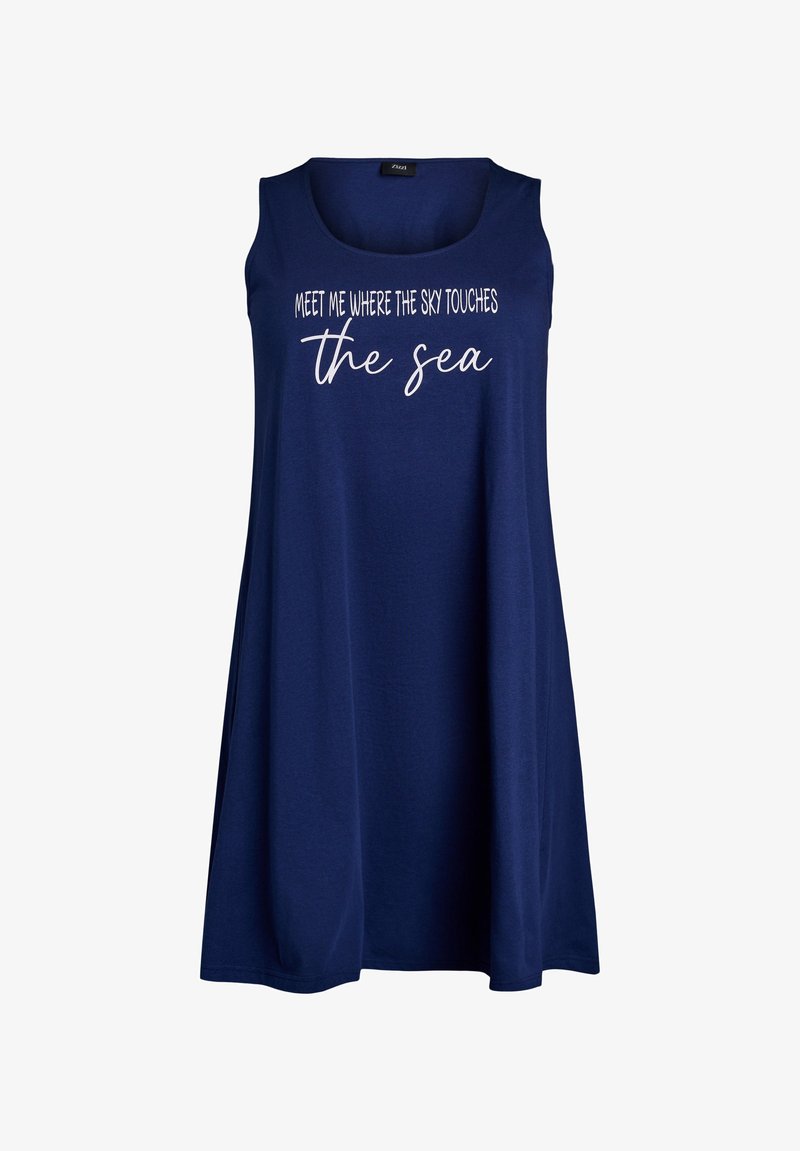 Zizzi Jersey dress - naval a w meet