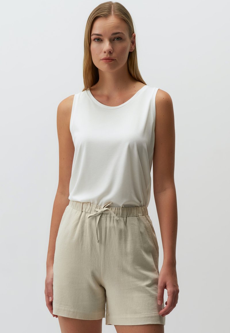 Jimmy Key SLEEVELESS U-NECK  - Top - white