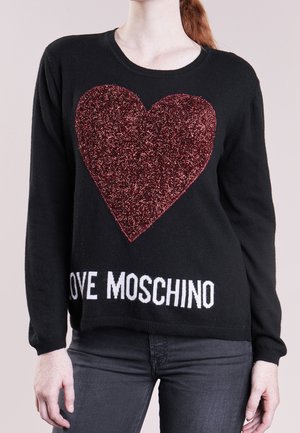 Strickpullover - black