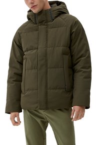 QS MIT ABNEHMBARER KAPUZE - Winterjas - forest night