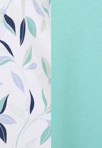 Damart LOT DE 2 PEIGNÉ - Camicia da notte - bleu feuillage