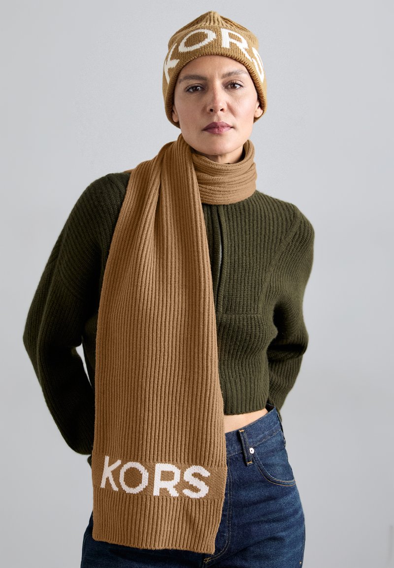 MICHAEL Michael Kors CUFF HAT & SCARF SET - Scarf - dark  display picture 3